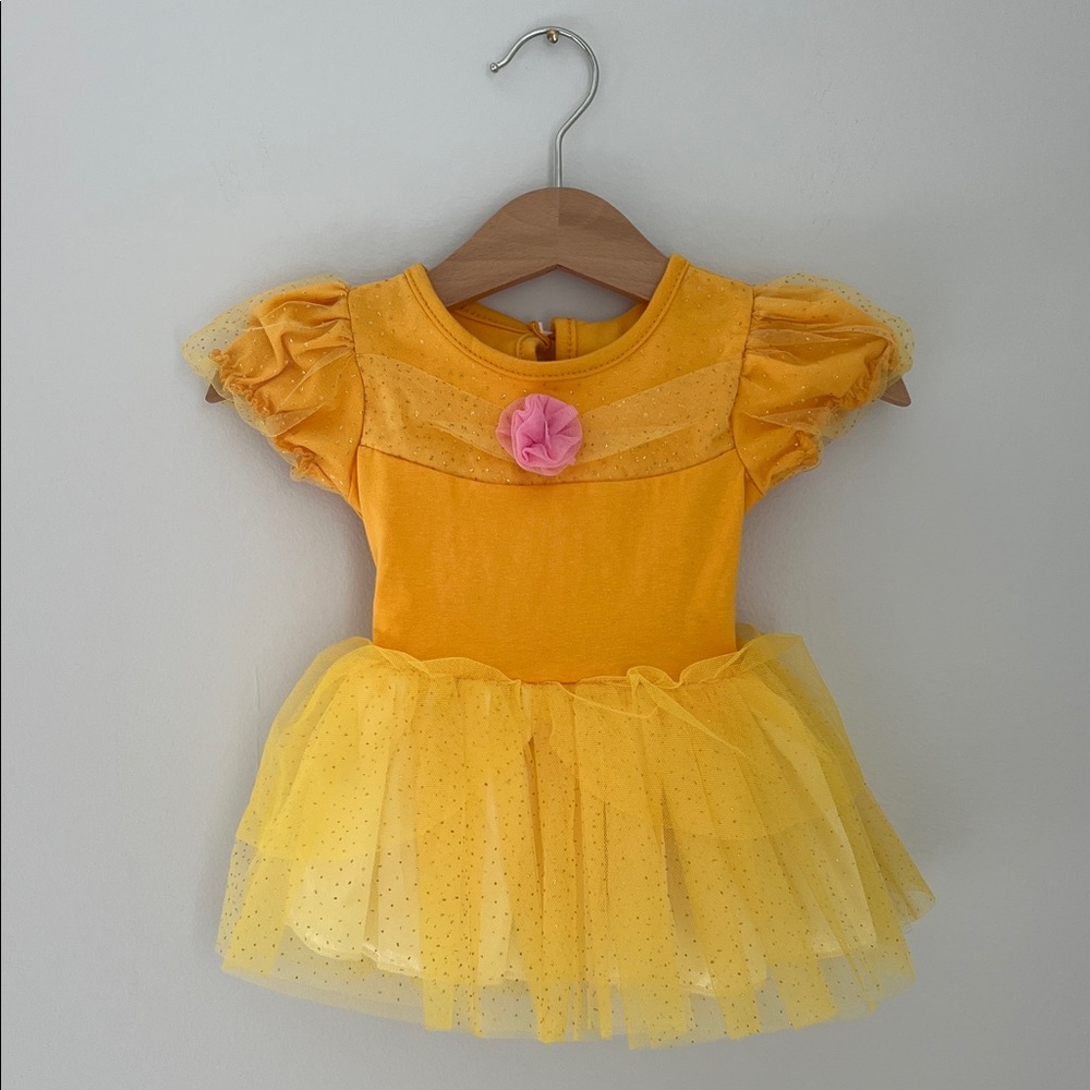 Yellow Girls' Tulle Princess Costume Dress NWT Size: 0-3 Months
